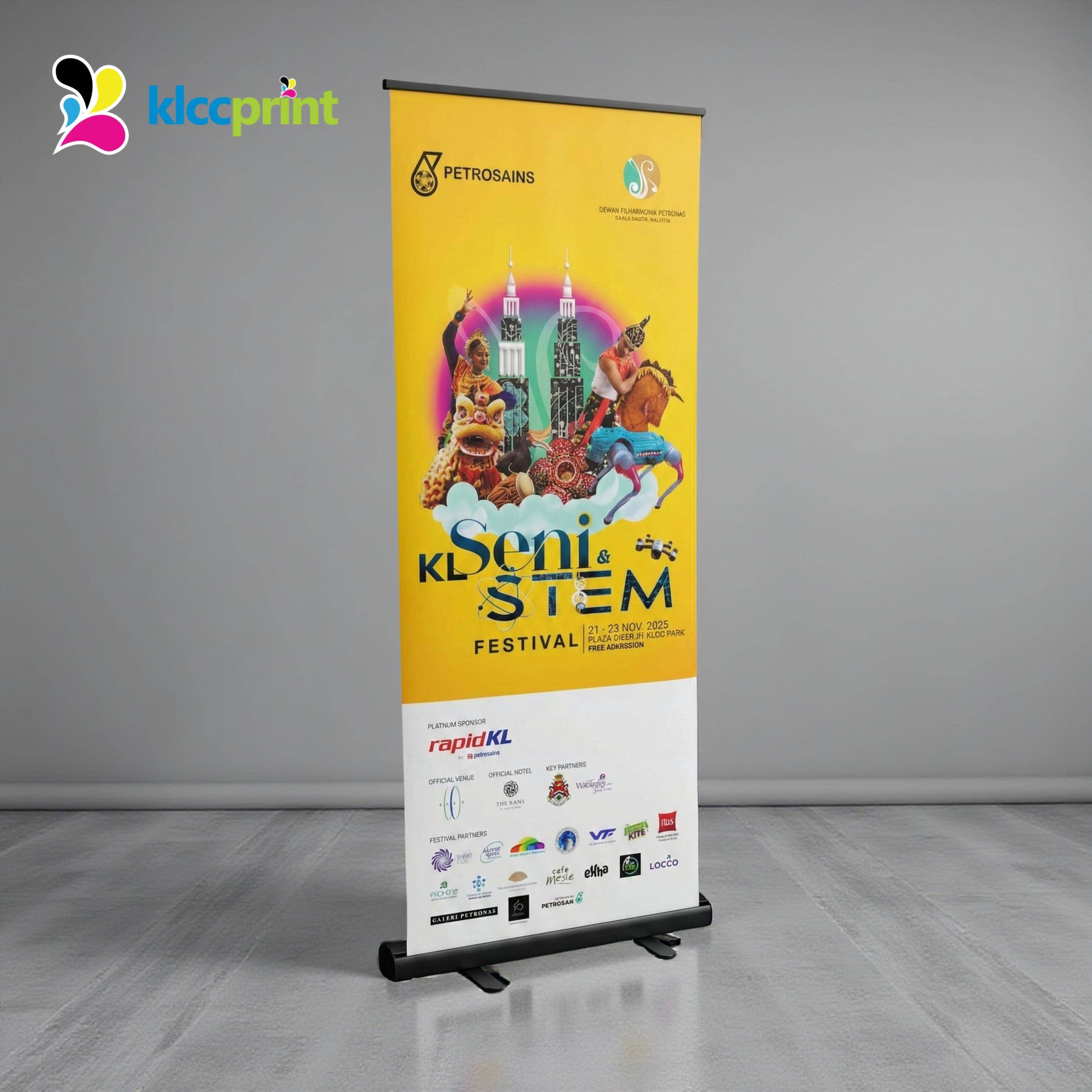 Premium Roll Up Bunting Printing in Malaysia